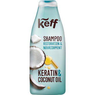 Shampoo KEFF 500 ml Keratin & Coconut Oil