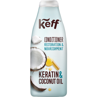 Hoitoaine KEFF 500 ml Keratin & Coconut Oil