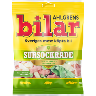Bilar Ahlgrens 130 g Sursockrade