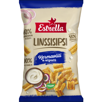 Linssisipsi Estrella 110 g kermaviili & sipuli