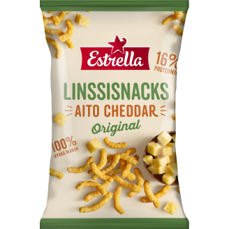 Linssisnacks Estrella 125 g Cheddar