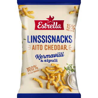 Linssisnacks Estrella 125 g Sourcream & Onion