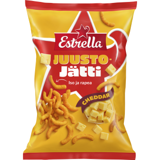Juustosnacks Estrella 200 g Juusto-Jätti