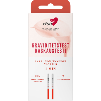 Raskaustestiliuskat RFSU 2 kpl