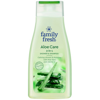 Suihkusaippua Family Fresh 500 ml Aloe Care shower & shampoo