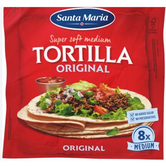 Tortilla Santa Maria 8 kpl 320 g Original Medium