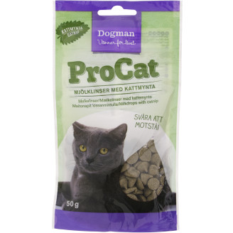 Kissanherkku Dogman 50 g Procat Maitonapit kissanmintulla