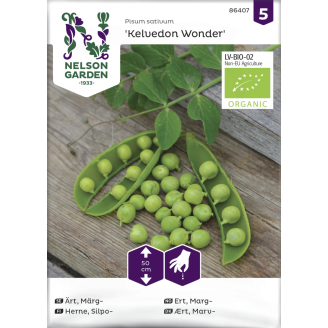 Silpoherne siemen Nelson Garden Basic Kelvedon Organic