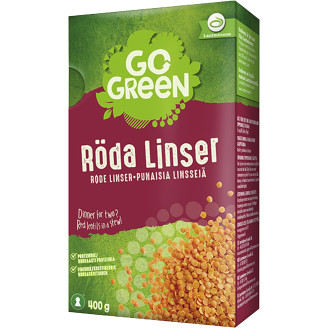 Punaiset linssit 400 g
