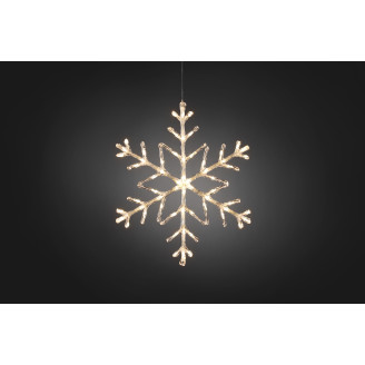 Akryylilumihiutale 60cm, 60 LED