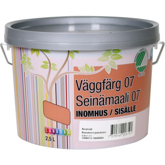 Seinämaali 07 2,5 l Ruosteenpunainen