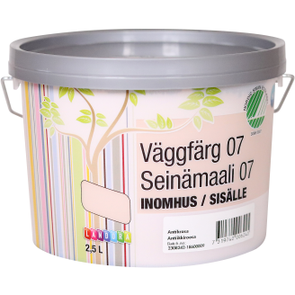 Seinämaali 07 2,5 l Antiikkiroosa