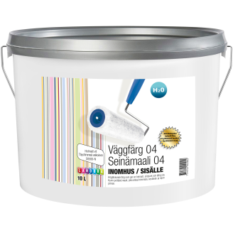 Seinämaali 04 10 l valkoinen himmeä
