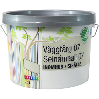 Seinämaali 07 2,5 l Misteli vihreä