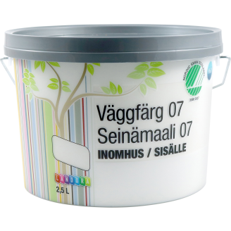 Seinämaali 07 2,5 l kalkinvalkoinen