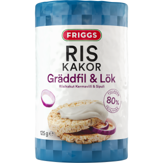Riisikakku Friggs 125 g kermaviili & sipuli