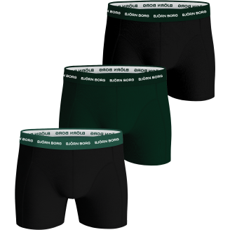 Miesten bokserit Björn Borg yksivärinen 3-pack