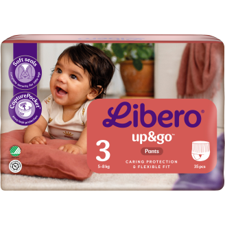 Housuvaippa Libero 35 kpl Up&Go 3, 5-8 kg