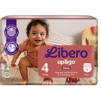 Housuvaippa Libero 33 kpl Up&Go 4, 7-10 kg