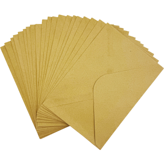 Kirjekuori Craftsy 20 kpl C6 ruskea