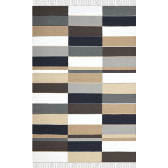 Villamatto Kotikulta 160 x 230 cm Madras harmaa