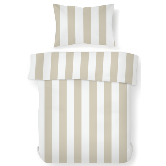 Pussilakanasetti Kotikulta 150 x 210 cm Block Stripe beige