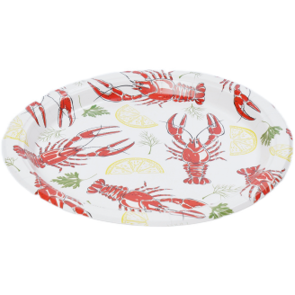 Kartonkilautanen Let's Party 10 kpl 25 cm rapu