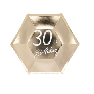 Kartonkilautanen Let's Party 6 kpl 18 cm 30v