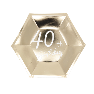 Kartonkilautanen Let's Party 6 kpl 18 cm 40v