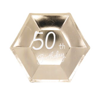 Kartonkilautanen Let's Party 6 kpl 18 cm 50v