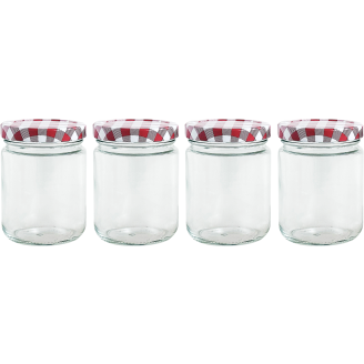 Lasitölkki Kotikulta 4 kpl 240 ml ruutukansi