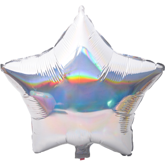 Foliopallo Let's Party 2 kpl tähti