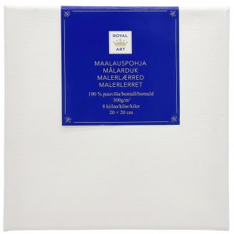 Maalauspohja Royal Art 20 x 20 cm valkoinen