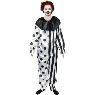 Miesten klovniasu Happy Halloween M