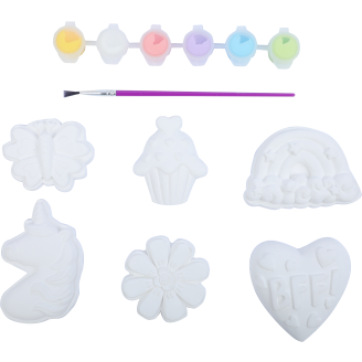 Koristesetti Craftsy 6 kpl maalattava