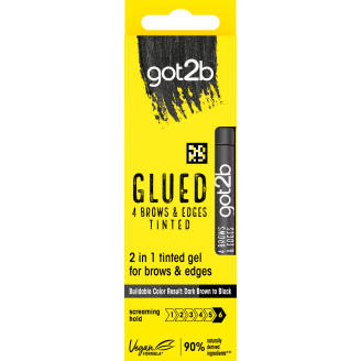Muotoilugeeli got2b 16 ml 4 Brows & Edges Glued musta