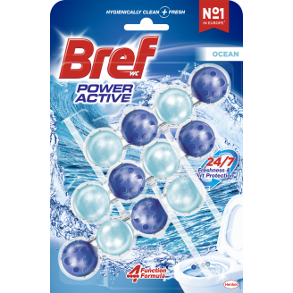 Wc-raikastin Bref 3 x 50 g Ocean Power Active