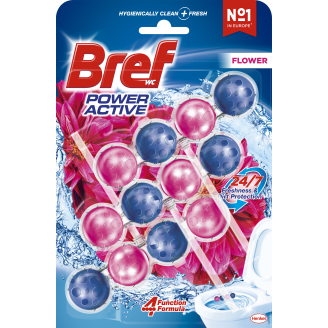 Wc-raikastin Bref 3 x 50 g Flower Power Active
