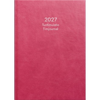 Kalenteri Burde 2027 Tuntimuistio roosa