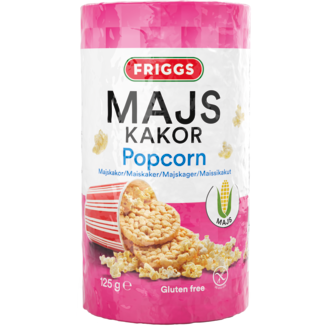 Maissikakku Friggs 125 g popcorn