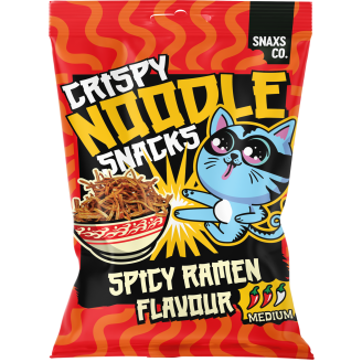 Vehnäsnacksit Snaxs Co 60 g mausteinen ramen