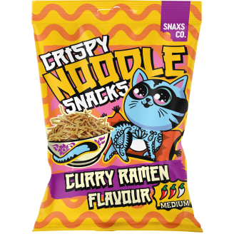 Vehnäsnacks Snaxs Co 60 g Curry Ramen