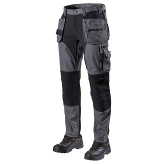 Housut L.Brador 1042PB harmaa, koko 56