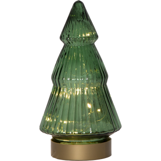 Lasinen pöytäkoriste Star Trading VERDE 10,6 x 19,5 cm vihreä