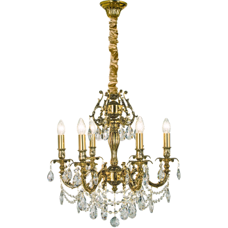 Kattokruunu Aneta Lighting Versailles 6-osainen, kulta
