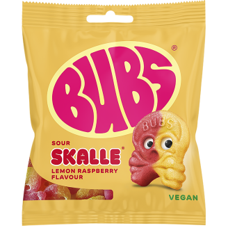 Makeinen Bubs 155 g Lemon Raspberry Skalle