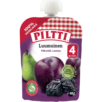 Hedelmäsose Piltti 90 g luumuinen 4 kk