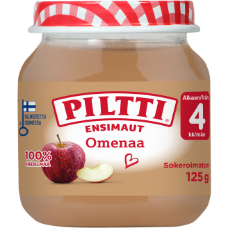 Hedelmäsose Piltti 125 g Ensimaut omenaa 4 kk