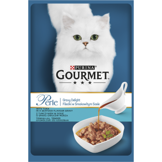 Kissanruoka 85 g Gravy Delight Tonnikalaa kastikkeessa