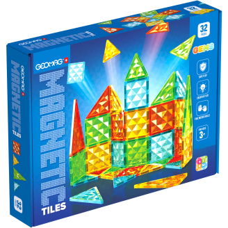 Rakennussarja Geomag 32 kpl Magnetic Tiles